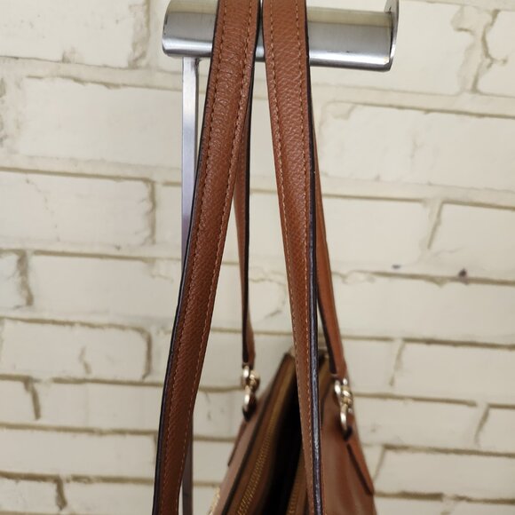 Coach Christie Carryall Brown Leather Handbag Purse - Picture 7 of 15